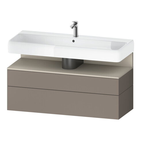 Duravit Meuble sous-lavabo Qatego 119x47x59 cm, T m/ba m, 1 porte, 1 tiroir