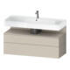 Duravit Meuble sous-lavabo Qatego 119x47x59 cm, T m/ta m, 1 porte, 1 tiroir-1