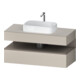 Duravit Meuble sous lavabo Qatego 120x55x60 cm, avec montage/pose, placage, 1 tiroir-1