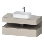 Duravit Meuble sous lavabo Qatego 120x55x60 cm, avec montage/pose, placage, 1 tiroir-1