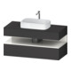 Duravit Meuble sous-lavabo Qatego 120x55x60 cm, blanc/gris m, Pl, niche-1