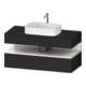 Duravit Meuble sous-lavabo Qatego 120x55x60 cm, blanc/gris, placard, niche-1