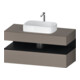 Duravit Meuble sous-lavabo Qatego 120x55x60 cm, blanc mat/Bas, 1 porte-1