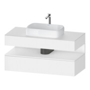 Duravit Meuble sous-lavabo Qatego 120x55x60 cm, blanc mat, consoles, niche