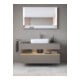 Duravit Meuble sous lavabo Qatego 120x55x60 cm, blanc mat, niche