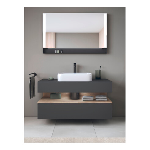 Duravit Meuble sous-lavabo Qatego 120x55x60 cm, E Ma/Gris m, Pl, niches