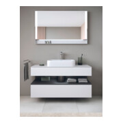 Duravit Meuble sous-lavabo Qatego 120x55x60 cm, gris/ blanc, Pl, pour niche-2