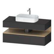 Duravit Meuble sous lavabo Qatego 120x55x60 cm, gris E na/gra m, Pl, niche-1