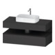 Duravit Meuble sous-lavabo Qatego 120x55x60 cm, gris m/Gr m, Pl, niches-1