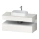 Duravit Meuble sous-lavabo Qatego 120x55x60cm, blanc mat/plaque, niche-1
