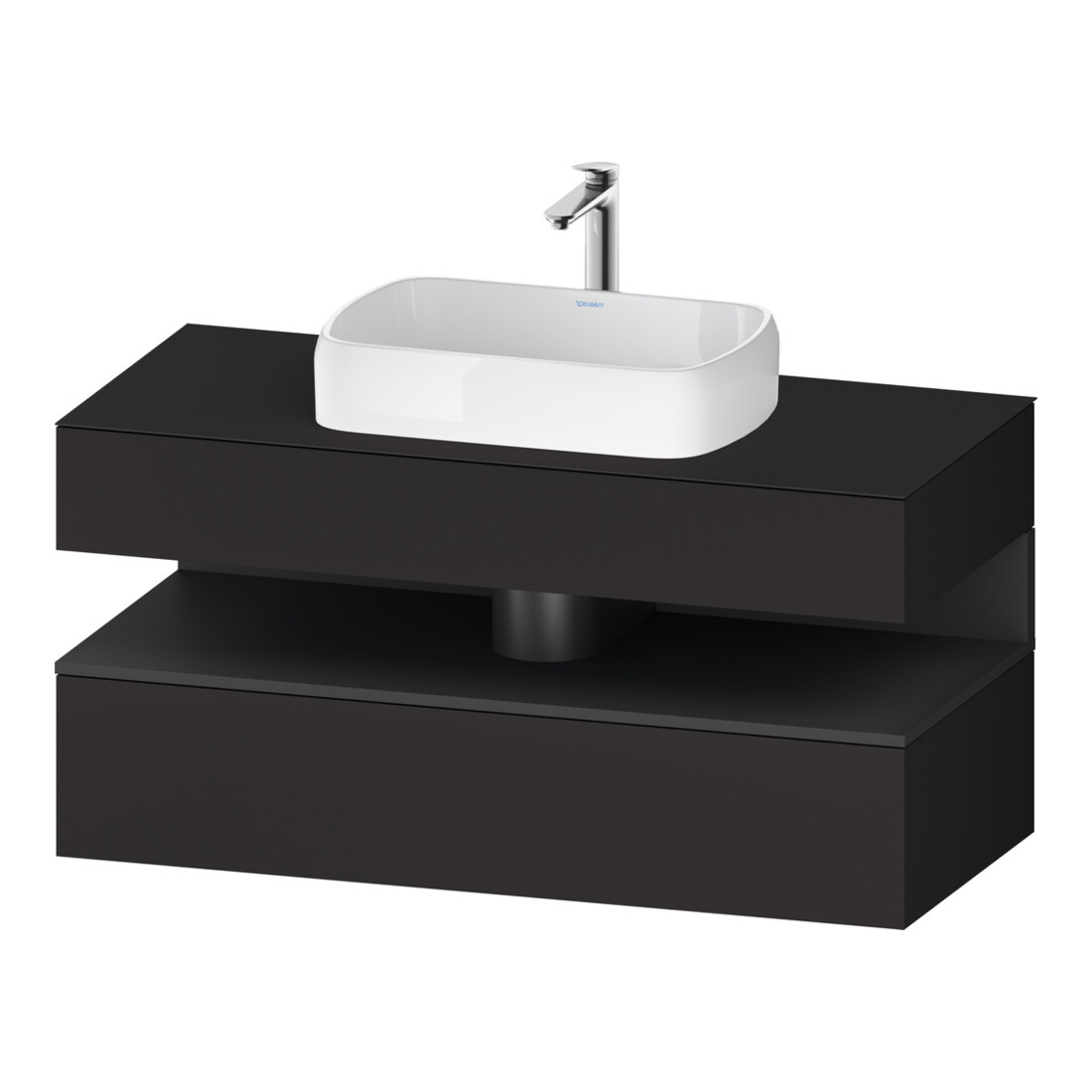 Duravit Meuble sous-lavabo Qatego 120x55x60cm, gris m/Gr m, Pl, 1 tiroir