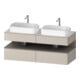 Duravit Meuble sous lavabo Qatego 140x55x60 cm, blanc brillant, avec tiroirs-1