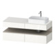 Duravit Meuble sous-lavabo Qatego 140x55x60 cm, blanc mat, laqué, niche-1