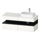 Duravit Meuble sous-lavabo Qatego 140x55x60 cm, chêne clair/blanc, Pl, B r, B-1