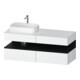 Duravit Meuble sous-lavabo Qatego 140x55x60 cm, E ch/bl m, Pl, B l, B-1