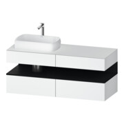 Duravit Meuble sous-lavabo Qatego 140x55x60 cm, E ch/bl m, Pl, B l, B