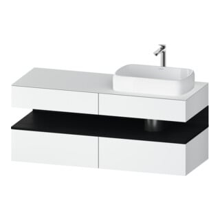 Duravit Meuble sous lavabo Qatego 140x55x60 cm, E ch/bl m, Pl, B r, B