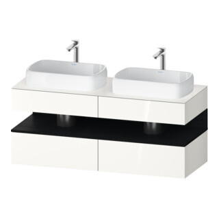 Duravit Meuble sous-lavabo Qatego 140x55x60 cm, E ch/bl, Pl, B bs, B