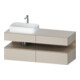 Duravit Meuble sous-lavabo Qatego 140x55x60 cm, E Ma/t m, Pl, B l, Niche-1