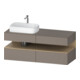 Duravit Meuble sous-lavabo Qatego 140x55x60 cm, E na/b m, Pl, B l, niches-1