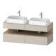 Duravit Meuble sous-lavabo Qatego 140x55x60 cm, E na/tau m, Pl, B beids.-1