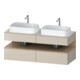 Duravit Meuble sous lavabo Qatego 140x55x60 cm, E na/tau m, Pl, B bs, B-1