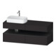 Duravit Meuble sous-lavabo Qatego 140x55x60 cm, gris m/Gr m, Pl, B l, B-1