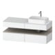 Duravit Meuble sous lavabo Qatego 140x55x60 cm, porte m/we m, Pl, B r, niches-1