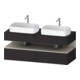 Duravit Meuble sous lavabo Qatego 140x55x60 cm, T avec grille, Pl, évier double face-1