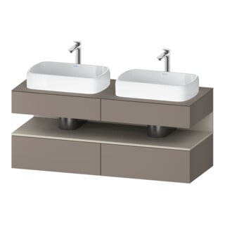 Duravit Meuble sous lavabo Qatego 140x55x60 cm, T avec porte, Pl, B bs, B