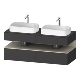 Duravit Meuble sous-lavabo Qatego 140x55x60 cm, T avec porte, Pl, B bs, B