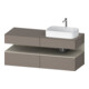 Duravit Meuble sous-lavabo Qatego 140x55x60 cm, T m/ba m, Pl, Bec. dr.-1