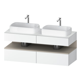 Duravit Meuble sous-lavabo Qatego 140x55x60 cm, T m/we m, Pl, B bs, B