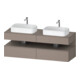 Duravit Meuble sous-lavabo Qatego 160x55x60 cm, avec miroir, placard, niche-1