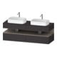 Duravit Meuble sous lavabo Qatego 160x55x60 cm, avec porte, plan, lavabo double face-1