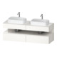 Duravit Meuble sous lavabo Qatego 160x55x60 cm, blanc brillant/blanc mat, Pl, B double face-1