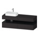 Duravit Meuble sous lavabo Qatego 160x55x60 cm, blanc/gris m, Pl, B l, B-1