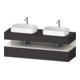 Duravit Meuble sous-lavabo Qatego 160x55x60 cm, blanc/gris, Pl, B bs, B-1