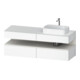 Duravit Meuble sous-lavabo Qatego 160x55x60 cm, blanc mat, Pl, B r, niche-1