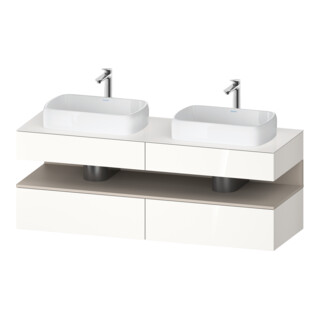 Duravit Meuble sous-lavabo Qatego 160x55x60 cm, blanc mat, placage, B bs, B