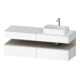 Duravit Meuble sous-lavabo Qatego 160x55x60 cm, blanc mat, placage, niche-1