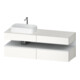Duravit Meuble sous lavabo Qatego 160x55x60 cm, blanc mat, placage, pour niche-1