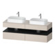 Duravit Meuble sous-lavabo Qatego 160x55x60 cm, E blanc/sable m, Pl, B bs, B-1