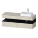 Duravit Meuble sous-lavabo Qatego 160x55x60 cm, E blanc/sable m, Pl, B r, B-1