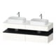 Duravit Meuble sous-lavabo Qatego 160x55x60 cm, E ch/blc g, Pl, évier double face-1