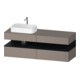 Duravit Meuble sous-lavabo Qatego 160x55x60 cm, E chêne/blanc, Pl, B l, B-1