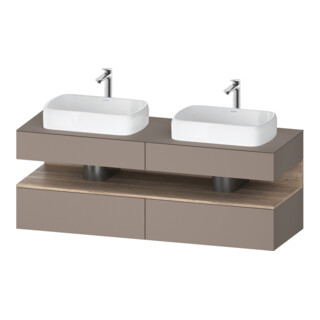 Duravit Meuble sous lavabo Qatego 160x55x60 cm, E Ma/Ba m, Pl, B bs, B