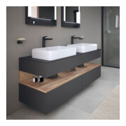 Duravit Meuble sous-lavabo Qatego 160x55x60 cm, E Ma/Gris m, Pl, B bs, B-2