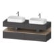 Duravit Meuble sous lavabo Qatego 160x55x60 cm, E Ma/Gris m, Pl, B double face-1