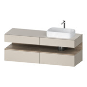 Duravit Meuble sous lavabo Qatego 160x55x60 cm, E Ma/t m, Pl, B r, Niche-1